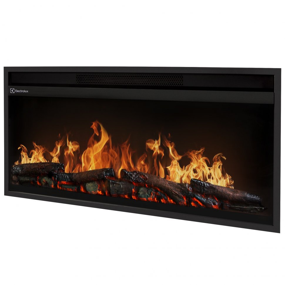 Каминокомплект Electrolux EFP/P-4220LS + портал Firelight Michigan 42/40/36 камень молочный/шпон темный дуб