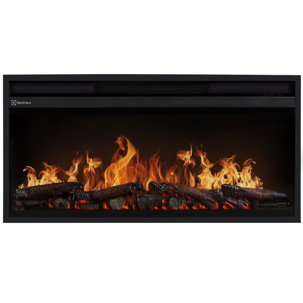 Каминокомплект Electrolux EFP/P-4220LS + портал Firelight Michigan 42/40/36 камень молочный/шпон темный дуб