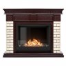 Каминокомплект Firelight Bricks 25 с очагом BFP/P-2520 камень бежевый/шпон темный дуб