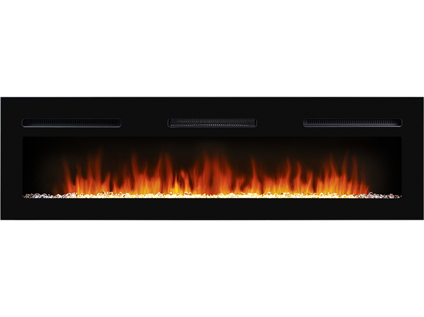 Каминокомплект Firelight Canto Long с очагом Electrolux Infinity EFP/P-1600ULS графит/черный