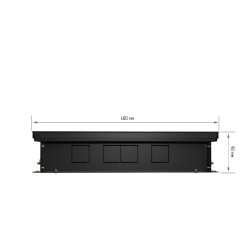 Внутрипольный конвектор Royal Thermo Atrium 90/400/2000-DG-U-DB