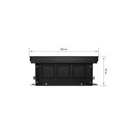 Внутрипольный конвектор Royal Thermo Atrium 90/200/1500-DG-U-BL