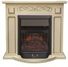 Каминокомплект Interflame Аспен бежевый патина с очагом Majestic FX M Black
