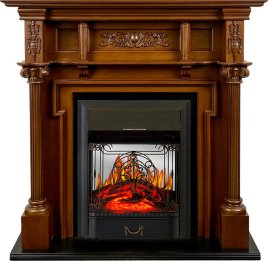 Каминокомплект Royal Flame Oxford с очагом Majestic FX M Black орех