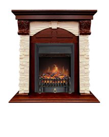 Каминокомплект Royal Flame Dublin с очагом Fobos FX Black орех каньон