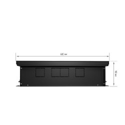 Внутрипольный конвектор Royal Thermo Atrium 110/400/1300-DG-U-BL