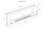 Встроенный биокамин Lux Fire Кабинет 1550 S