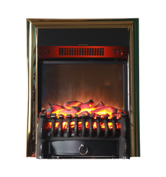 Каминокомплект Interflame Берта Люкс с очагом Fobos FX M Brass венге
