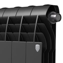 Биметаллический радиатор отопления Royal Thermo BiLiner 350 V 8 секций Noir Sable
